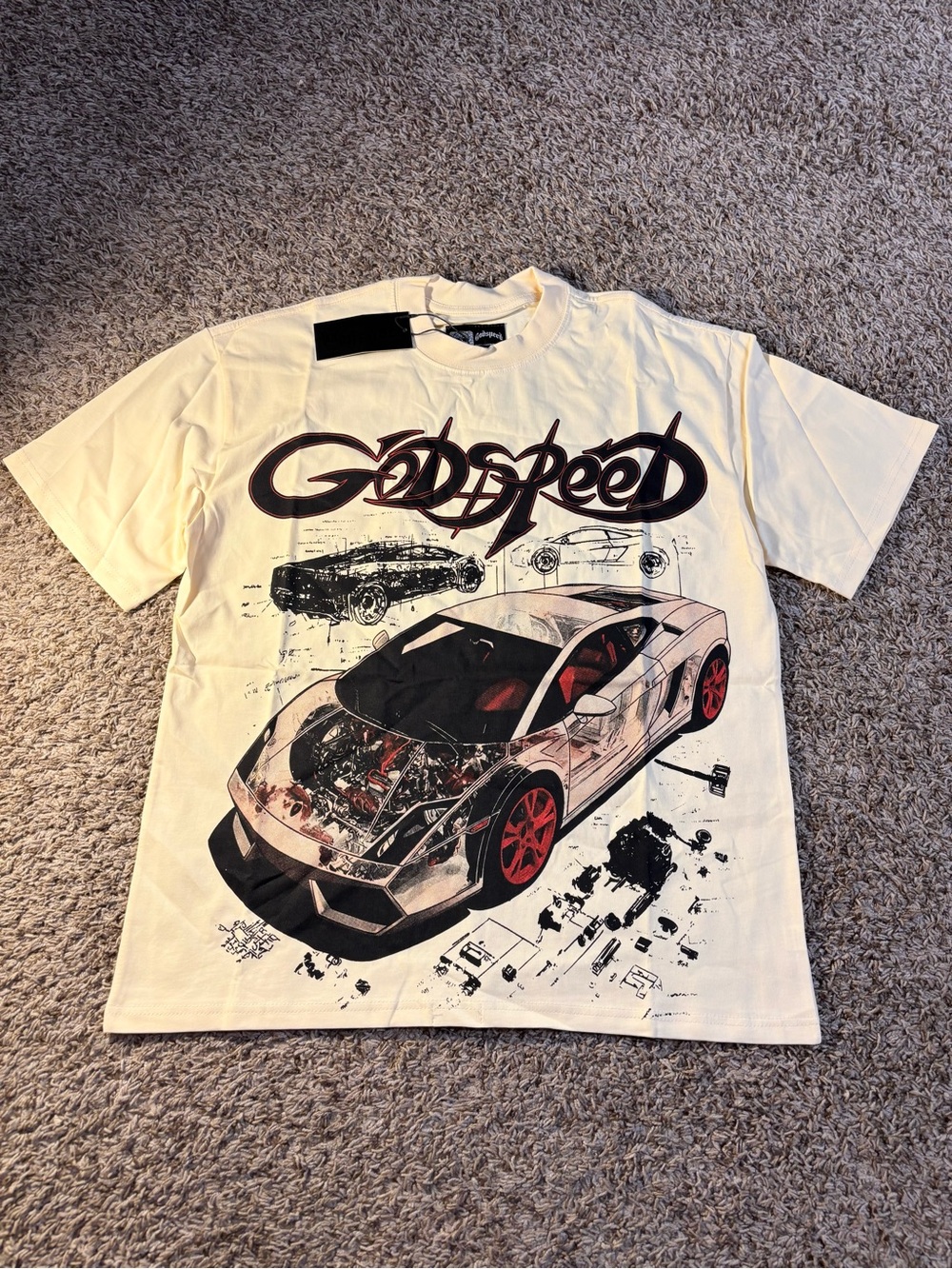 Godspeed Graphic Tee Size M